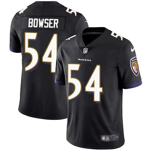 Youth Nike Baltimore Ravens #54 Tyus Bowser Black Alternate Stitched NFL Vapor Untouchable Limited Jersey Youth Nike Baltimore Ravens #54 Tyus Bowser Black Alternate Stitched NFL Vapor Untouchable Limited Jersey
