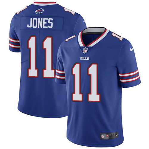 Youth Nike Buffalo Bills #11 Zay Jones Royal Blue Team Color Stitched NFL Vapor Untouchable Limited Jersey