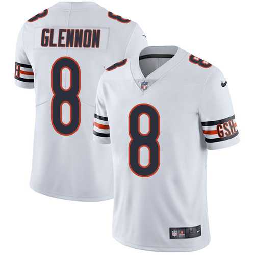 Youth Nike Chicago Bears #8 Mike Glennon White Stitched NFL Vapor Untouchable Limited Jersey