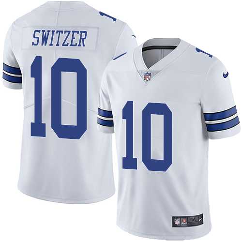 Youth Nike Dallas Cowboys #10 Ryan Switzer Elite White NFL Jersey