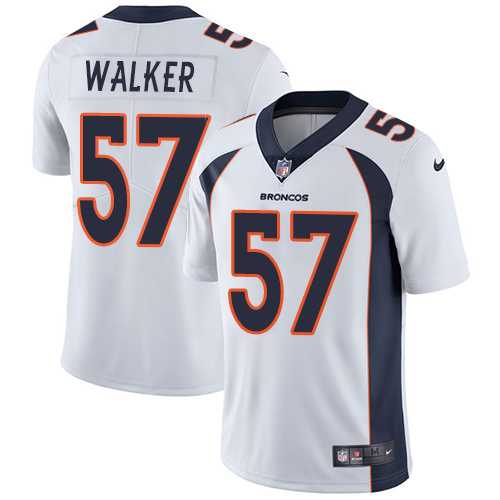 Youth Nike Denver Broncos #57 Demarcus Walker White Stitched NFL Vapor Untouchable Limited Jersey Youth Nike Denver Broncos #57 Demarcus Walker White Stitched NFL Vapor Untouchable Limited Jersey