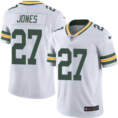 Youth Nike Green Bay Packers #27 Josh Jones White Stitched NFL Vapor Untouchable Limited Jersey