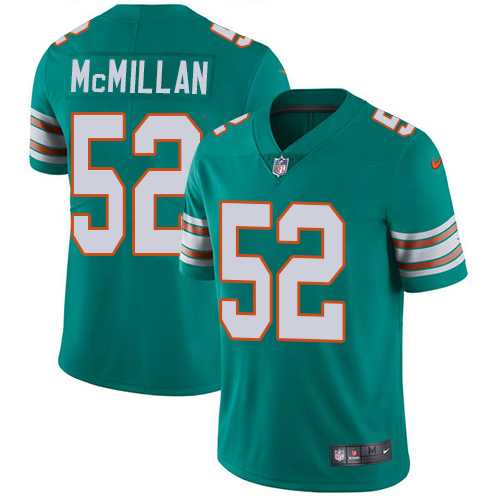 Youth Nike Miami Dolphins #52 Raekwon McMillan Aqua Green Alternate Stitched NFL Vapor Untouchable Limited Jersey