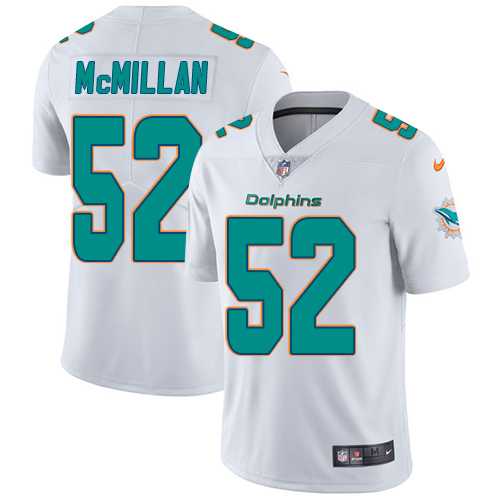 Youth Nike Miami Dolphins #52 Raekwon McMillan White Stitched NFL Vapor Untouchable Limited Jersey