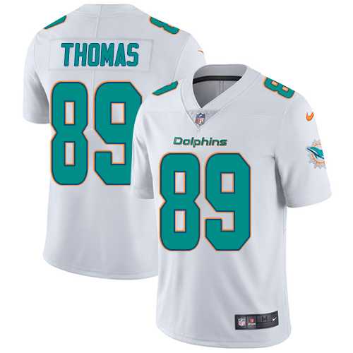 Youth Nike Miami Dolphins #89 Julius Thomas White Stitched NFL Vapor Untouchable Limited Jersey