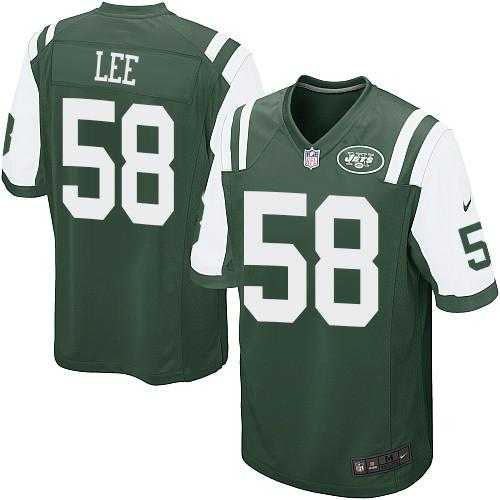 Youth Nike New York Jets #58 Darron Lee Green Team Color Stitched NFL Elite Jersey