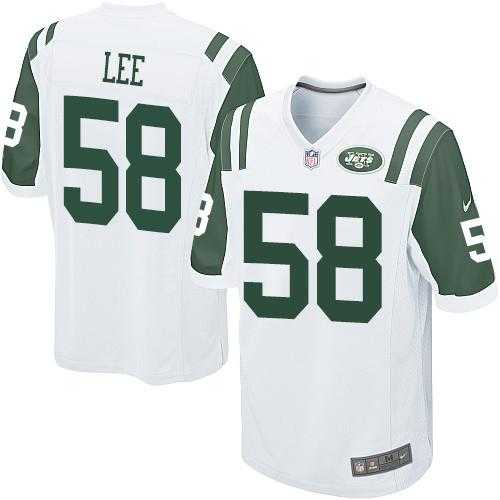 Youth Nike New York Jets #58 Darron Lee White Stitched NFL Elite Jersey
