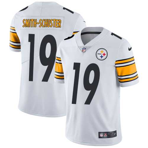 Youth Nike Pittsburgh Steelers #19 JuJu Smith-Schuster White Stitched NFL Vapor Untouchable Limited Jersey