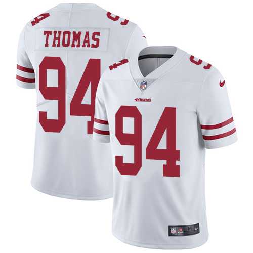 Youth Nike San Francisco 49ers #94 Solomon Thomas White Stitched NFL Vapor Untouchable Limited Jersey