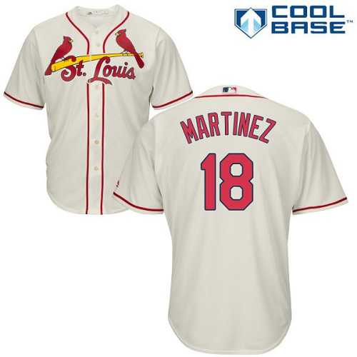 Youth St.Louis Cardinals #18 Carlos Martinez Cream Cool Base Stitched MLB Jersey Youth St.Louis Cardinals #18 Carlos Martinez Cream Cool Base Stitched MLB Jersey