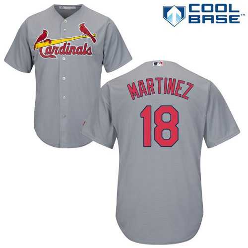 Youth St.Louis Cardinals #18 Carlos Martinez Grey Cool Base Stitched MLB Jersey Youth St.Louis Cardinals #18 Carlos Martinez Grey Cool Base Stitched MLB Jersey