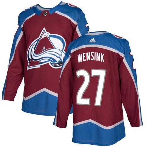 Adidas Colorado Avalanche #27 John Wensink Burgundy Home Authentic Stitched NHL