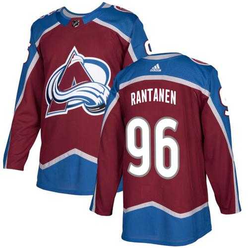 Adidas Colorado Avalanche #96 Mikko Rantanen Burgundy Home Authentic Stitched NHL