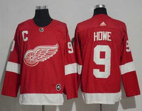 Adidas Detroit Red Wings #9 Gordie Howe Red Home Authentic Stitched NHL Adidas Detroit Red Wings #9 Gordie Howe Red Home Authentic Stitched NHL