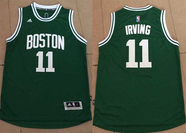 Adidas NBA Boston Celtics #11 Kyrie Irving Jersey 2017-18 New Season Green Jersey