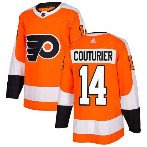Adidas Philadelphia Flyers #14 Sean Couturier Orange Home Authentic Stitched NHL
