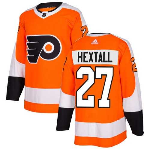 Adidas Philadelphia Flyers #27 Ron Hextall Orange Home Authentic Stitched NHL