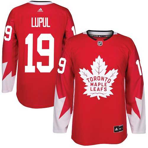 Adidas Toronto Maple Leafs #19 Joffrey Lupul Red Team Canada Authentic Stitched NHL