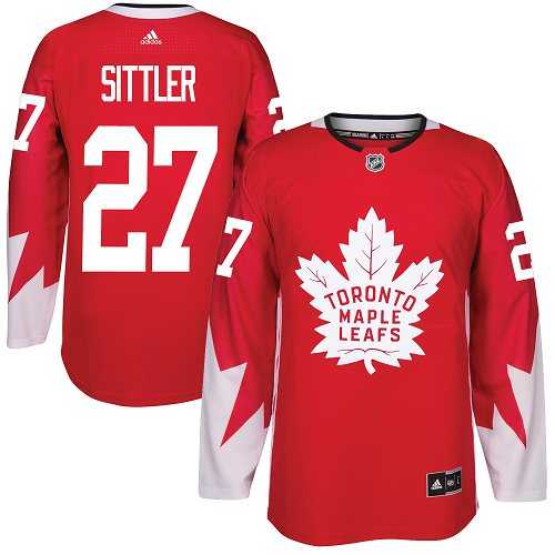 Adidas Toronto Maple Leafs #27 Darryl Sittler Red Team Canada Authentic Stitched NHL