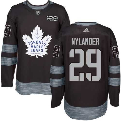 Adidas Toronto Maple Leafs #29 William Nylander Black 1917-2017 100th Anniversary Stitched NHL
