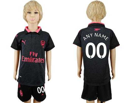 Arsenal Personalized Sec Away Kid Soccer Club Jersey