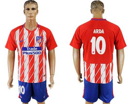 Atletico Madrid #10 Arda Home Soccer Club Jersey