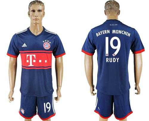 Bayern Munchen #19 Rudy Away Soccer Club Jersey