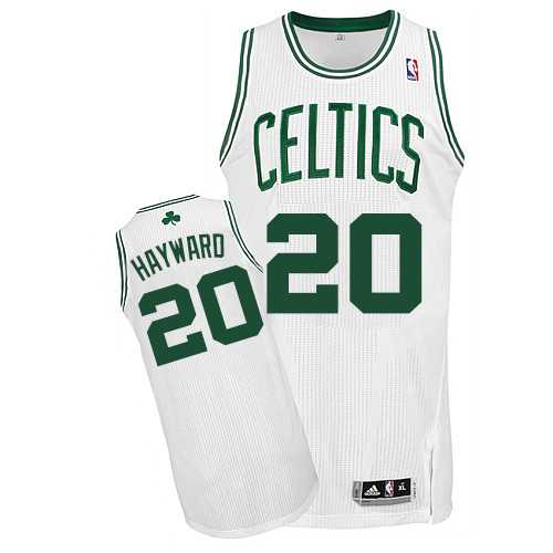 Boston Celtics #20 Gordon Hayward White Home Stitched NBA
