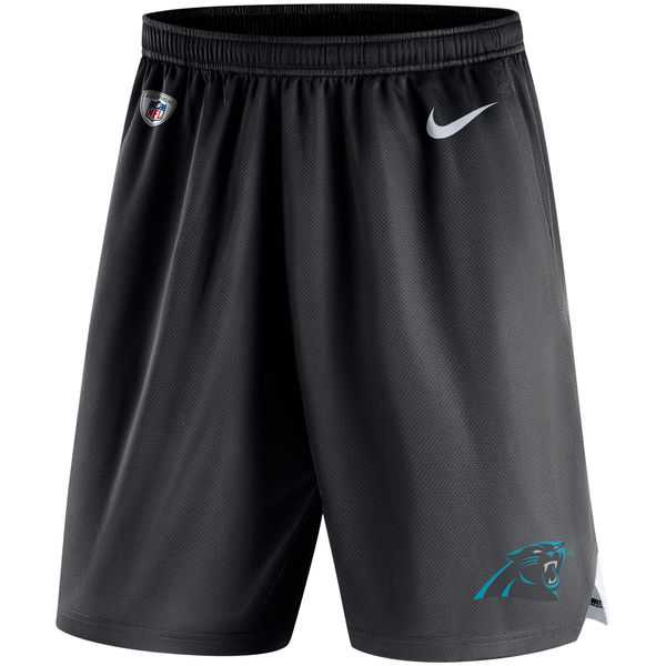 Carolina Panthers Nike Knit Performance Shorts - Black