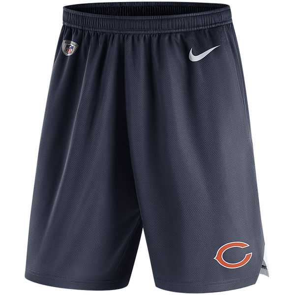 Chicago Bears Nike Knit Performance Shorts - Navy