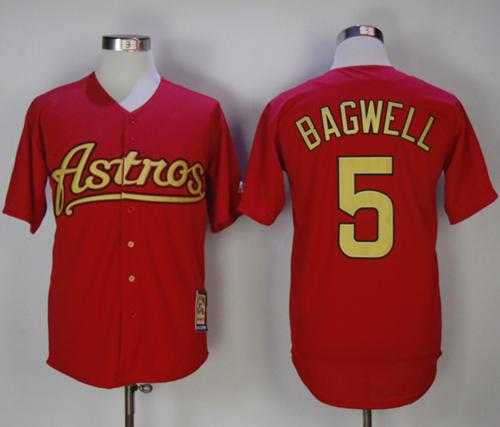 Houston Astros #5 Jeff Bagwell Red 2002-2012 Turn Back The Clock Stitched MLB Houston Astros #5 Jeff Bagwell Red 2002-2012 Turn Back The Clock Stitched MLB