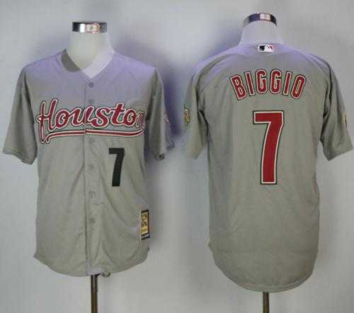 Houston Astros #7 Craig Biggio Grey 2006 Turn Back The Clock Stitched MLB Houston Astros #7 Craig Biggio Grey 2006 Turn Back The Clock Stitched MLB