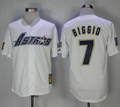 Houston Astros #7 Craig Biggio White 1981 Turn Back The Clock Stitched MLB Houston Astros #7 Craig Biggio White 1981 Turn Back The Clock Stitched MLB