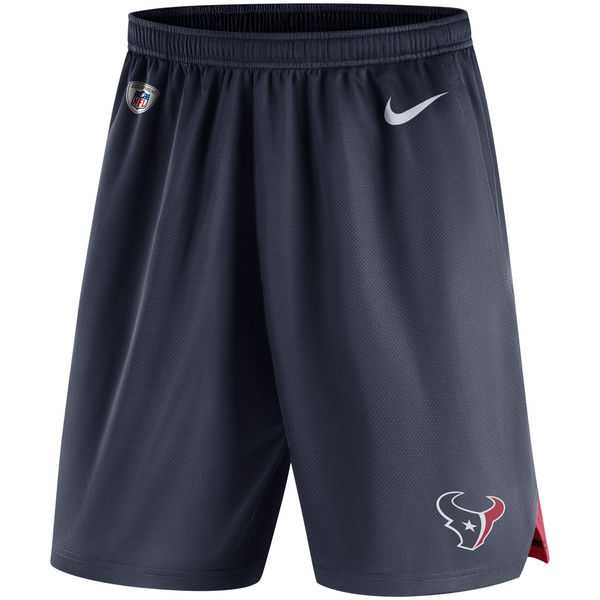 Houston Texans Nike Knit Performance Shorts - Navy