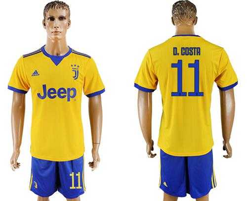 Juventus #11 D.Costa Away Soccer Club Jersey