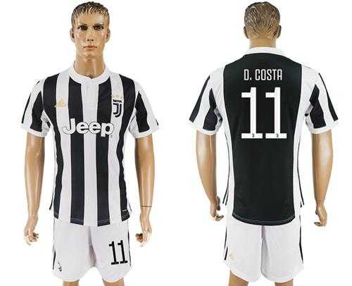 Juventus #11 D.Costa Home Soccer Club Jersey