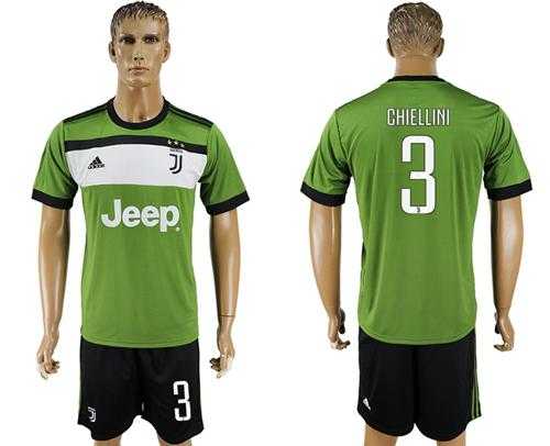 Juventus #3 Chiellini SEC Away Soccer Club Jersey