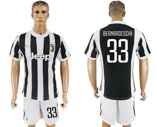 Juventus #33 Bernardeschi Home Soccer Club Jersey