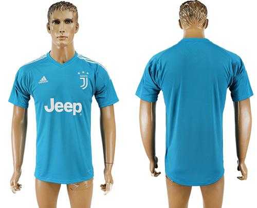 Juventus Blank Light Blue Soccer Club Jersey