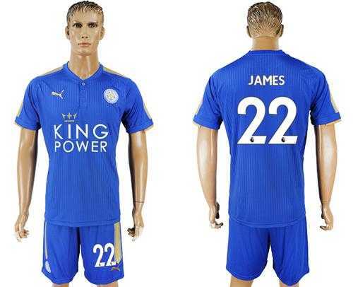 Leicester City #22 James Home Soccer Club Jersey