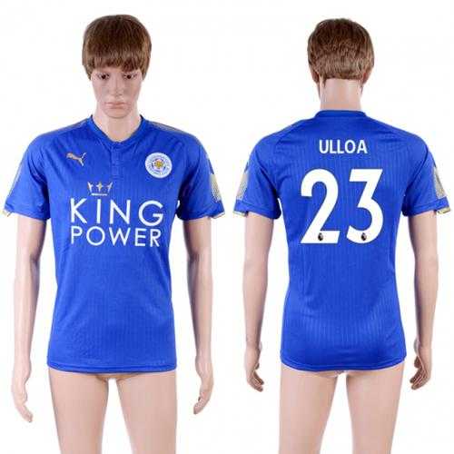 Leicester City #23 Ulloa Home Soccer Country Jersey