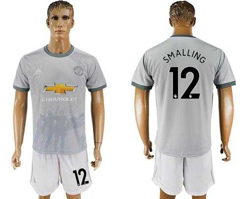 Manchester United #12 Smalling Sec Away Soccer Club Jersey