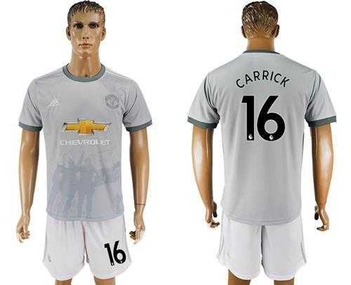 Manchester United #16 Carrick Sec Away Soccer Club Jersey