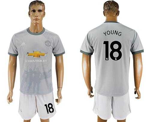 Manchester United #18 Young Sec Away Soccer Club Jersey