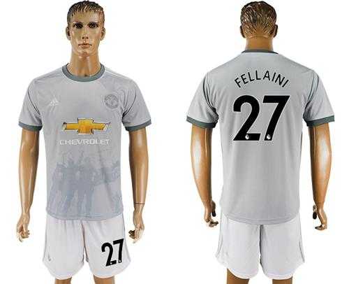 Manchester United #27 Fellaini Sec Away Soccer Club Jersey