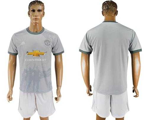 Manchester United Blank Sec Away Soccer Club Jersey