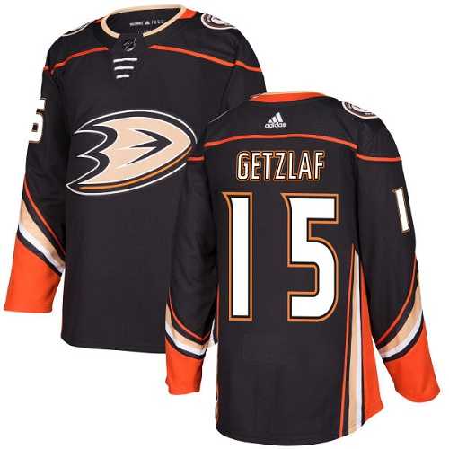 Men's Adidas Anaheim Ducks #15 Ryan Getzlaf Black Home Authentic Stitched NHL Jersey