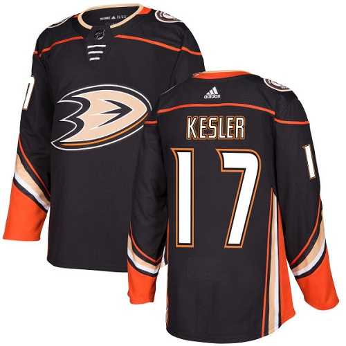 Men's Adidas Anaheim Ducks #17 Ryan Kesler Black Home Authentic Stitched NHL Jersey