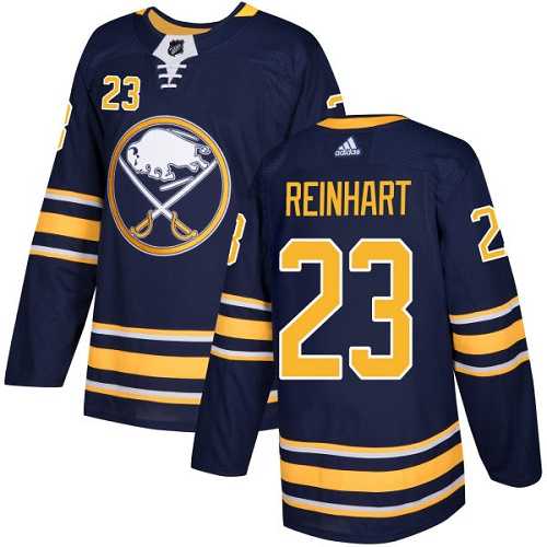 Men's Adidas Buffalo Sabres #23 Sam Reinhart Navy Blue Home Authentic Stitched NHL Jersey