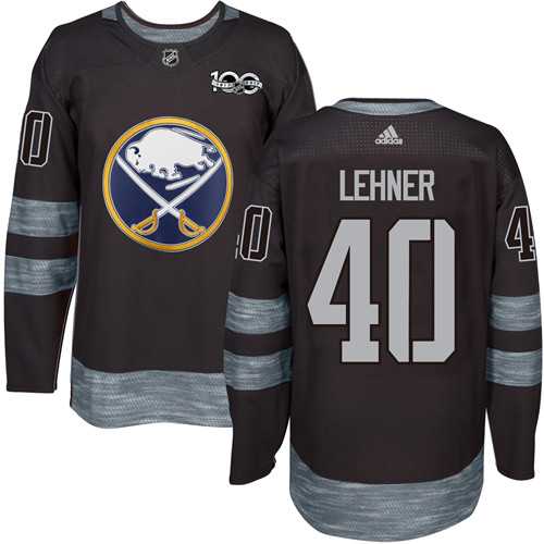 Men's Adidas Buffalo Sabres #40 Robin Lehner Black 1917-2017 100th Anniversary Stitched NHL Men's Adidas Buffalo Sabres #40 Robin Lehner Black 1917-2017 100th Anniversary Stitched NHL